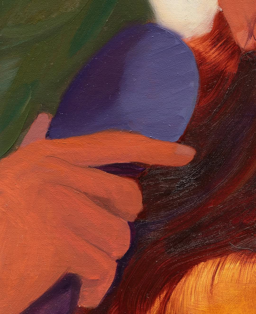 Brushing My Mothers Hair by Caleb Hahne Quintana