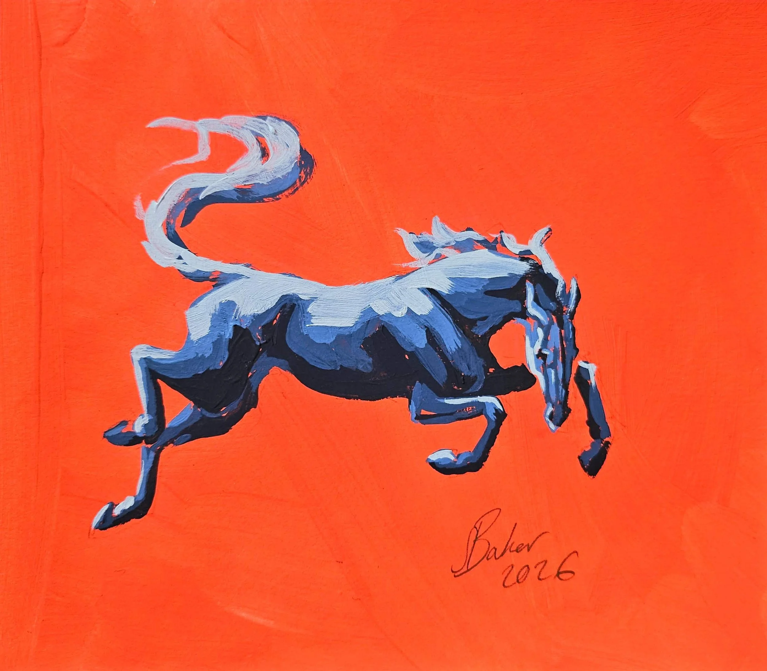 'Leaping Horse' by Sylvie Baker